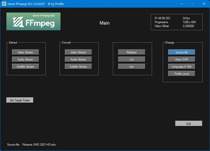 Clever FFmpeg GUI